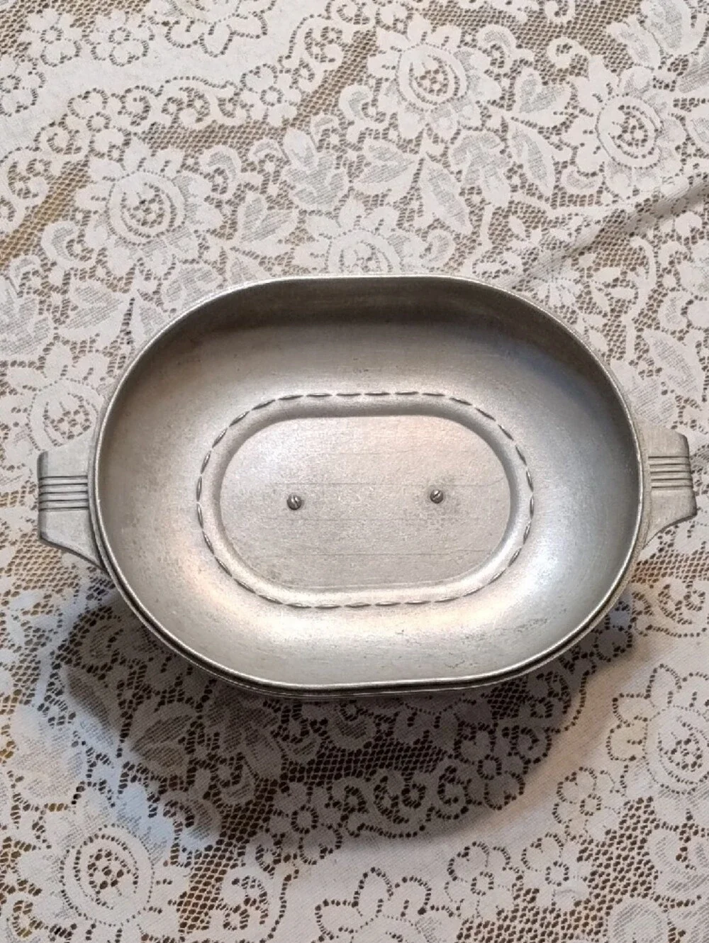 Vintage Magnalite Oval Covered Casserole Pan